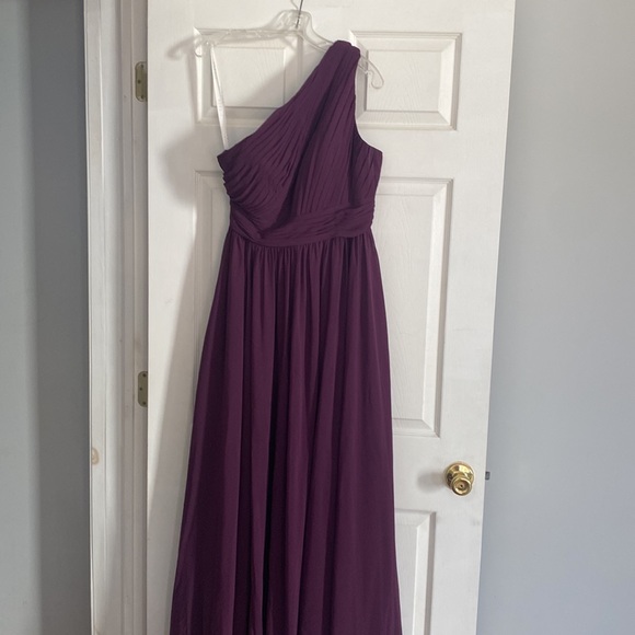 Azazie Molly Bridesmaid Dress in Grape Color - Picture 5 of 8